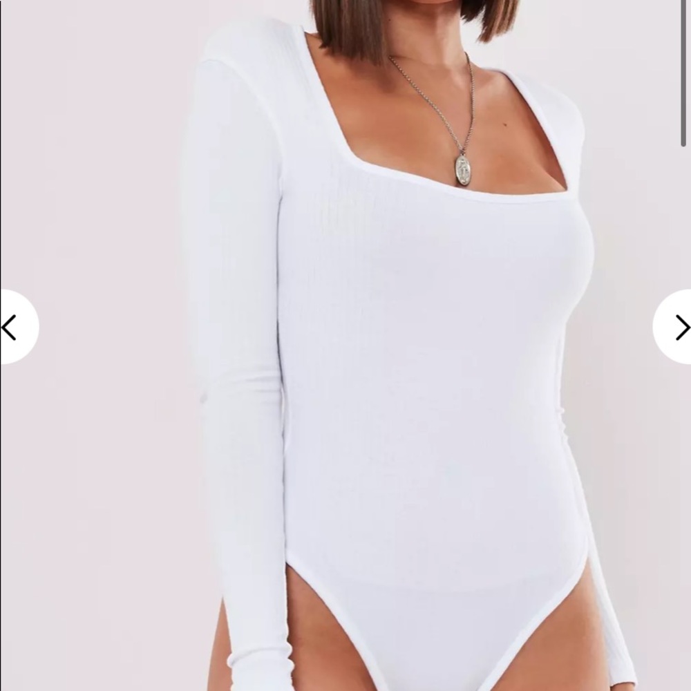 Missguided White bodysuit